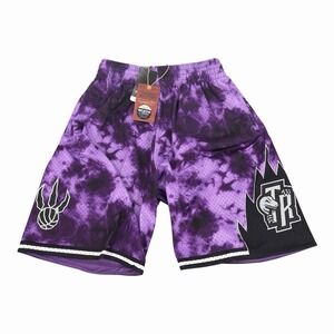 Toronto Raptors Mitchell & Ness Hardwood Classics 1998 Galaxy Swingman 8" Shorts